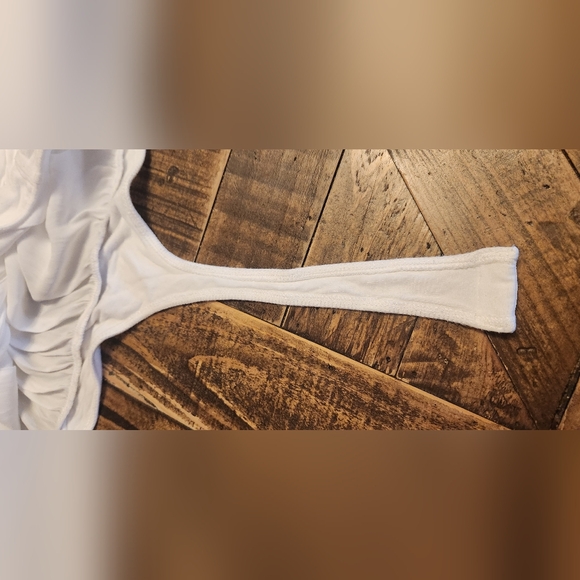 Paige Dijon Surplice White Bodysuit Size Small - Picture 13 of 14